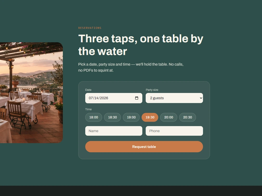 Marea — Coastal Restaurant — screen 2